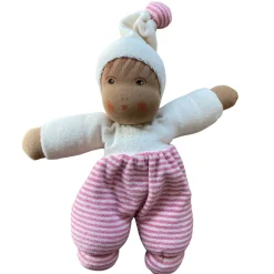 Nanchen 12-24 Months|Dolls < Organic Waldorf Baby Doll - Pink (Multiple Skin Tones)