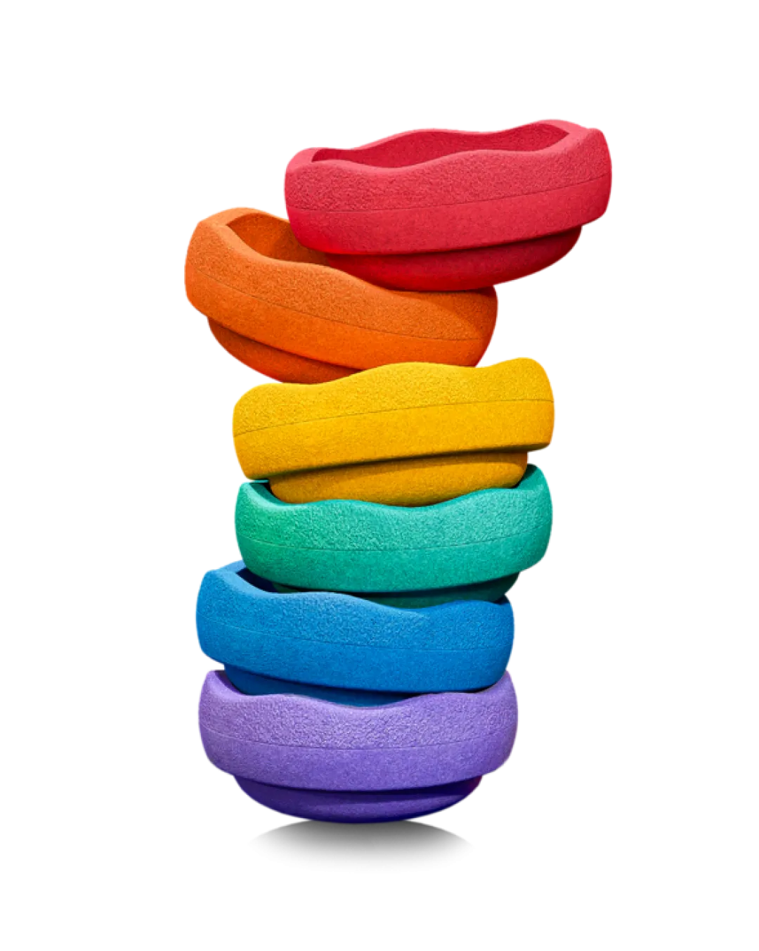 Stapelstein® Outdoor Toys|12-24 Months < Original Rainbow Balance and Stepping Stone Set