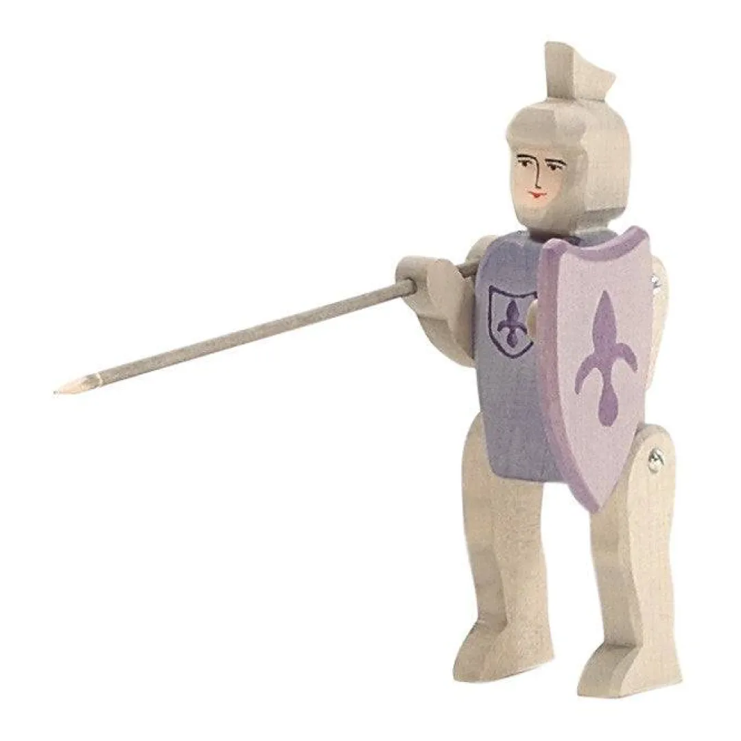 Ostheimer Dolls|Wooden Toys < Blue Riding Knight with Horse