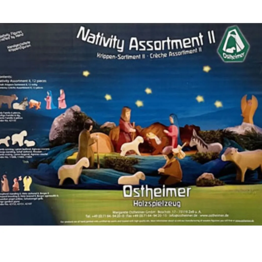Ostheimer Wooden Toys|4 Years < Boxed Nativity Set - Assortment 2
