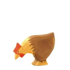 Ostheimer Wooden Toys|4 Years < Hen, Brown Picking