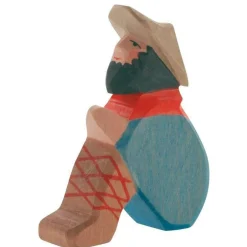 Ostheimer Dolls|Wooden Toys < Nativity Shepherd Sitting
