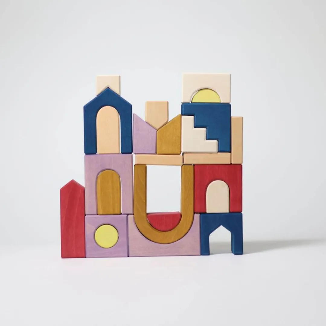 Grimm's Spiel u0026 Holz Wooden Toys|4 Years < Panorama Building Set