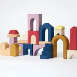 Grimm's Spiel u0026 Holz Wooden Toys|4 Years < Panorama Building Set