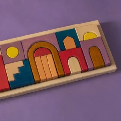 Grimm's Spiel u0026 Holz Wooden Toys|4 Years < Panorama Building Set