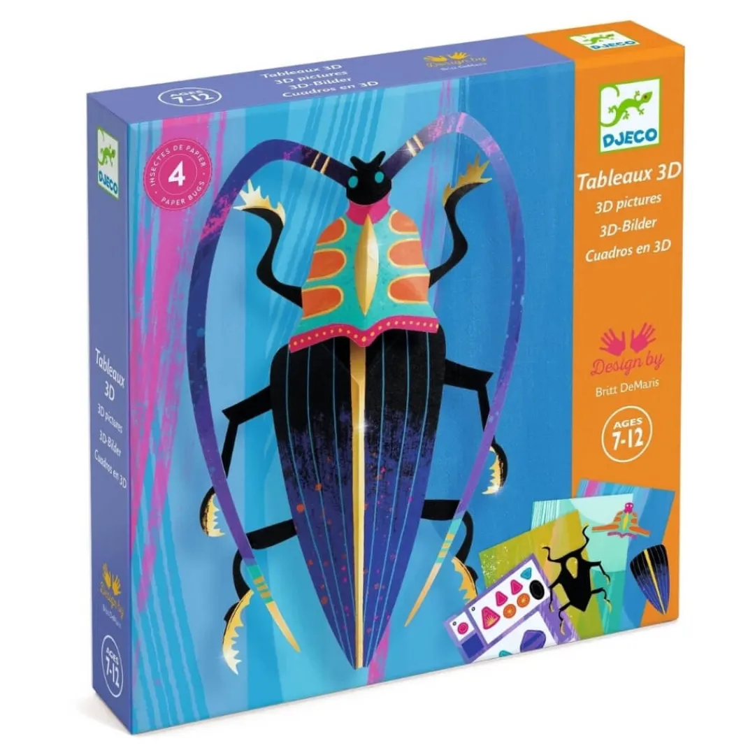 Djeco Other Crafts|7+ Years < Paper Bugs Creation Kit