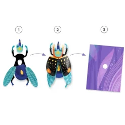Djeco Other Crafts|7+ Years < Paper Bugs Creation Kit