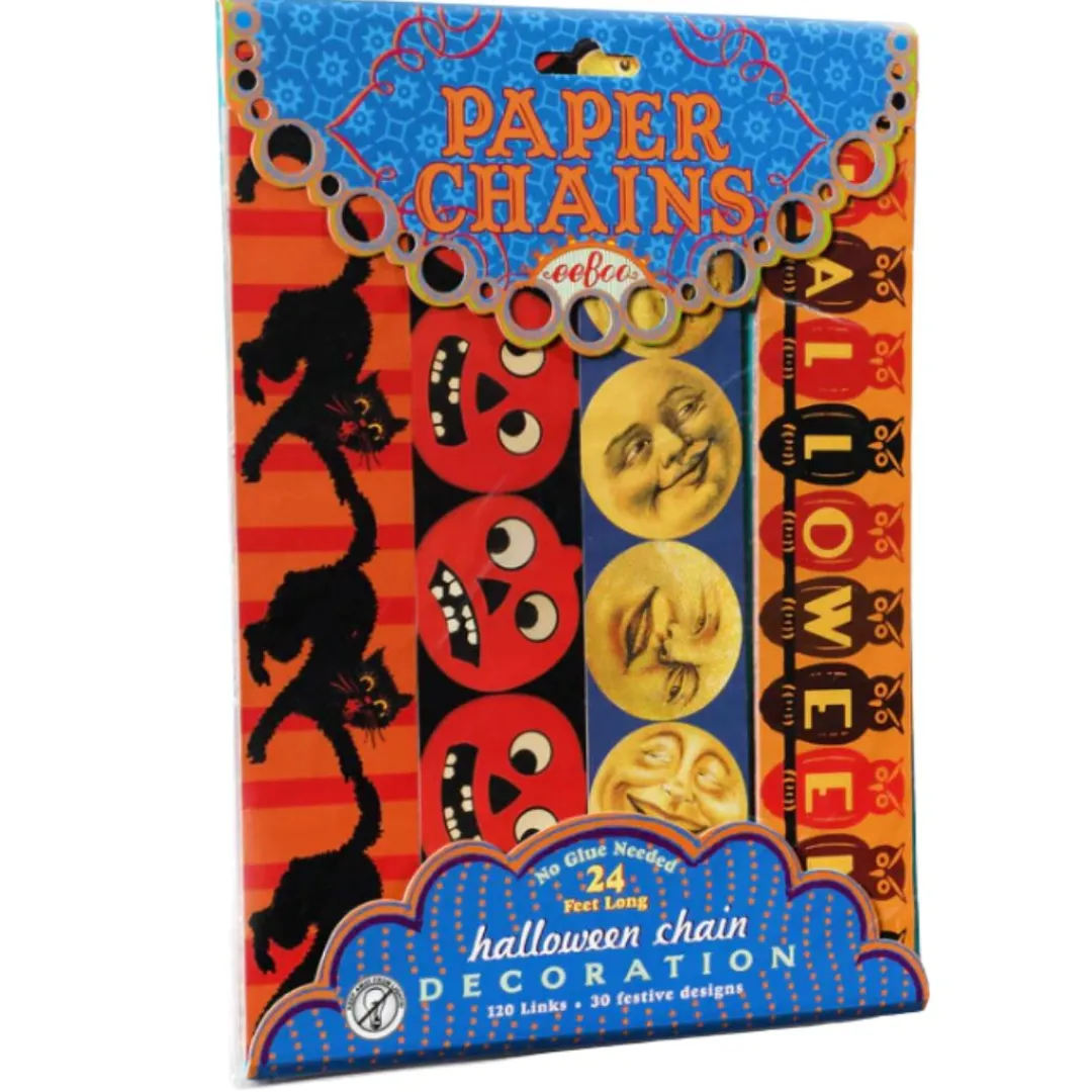 eeBoo 4 Years|3 Years < Paper Chains Kit - Halloween