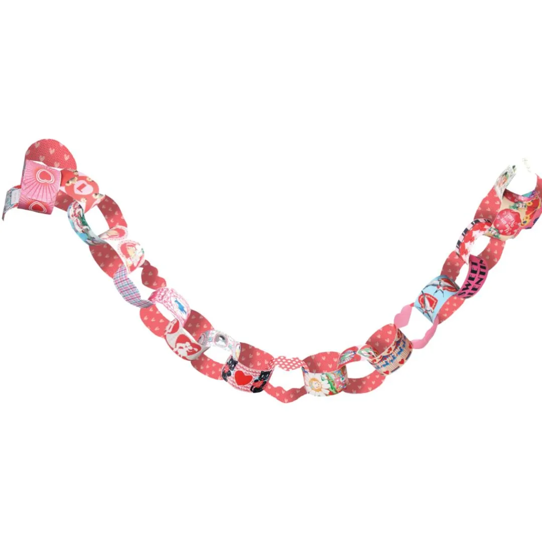 eeBoo 4 Years|3 Years < Paper Chains Kit - Valentine