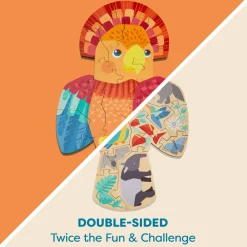 HABA Wooden Toys|4 Years < Parrot 2-in-1 Wooden Puzzle