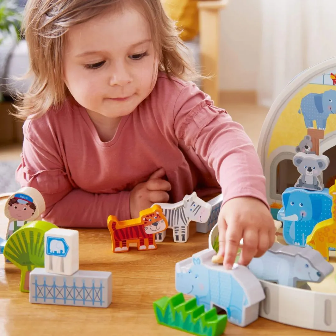 HABA 12-24 Months|Wooden Toys < Play World at the Zoo Set