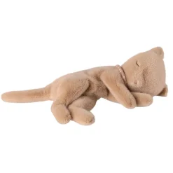 Maileg 12-24 Months|Dollhouses < Plush Sleeping Kitten - or Peach