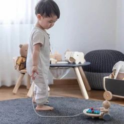 PlanToys USA 12-24 Months|Baby Walkers & Pull Toys < Pull Along Musical Bear