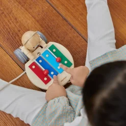 PlanToys USA 12-24 Months|Baby Walkers & Pull Toys < Pull Along Musical Bear