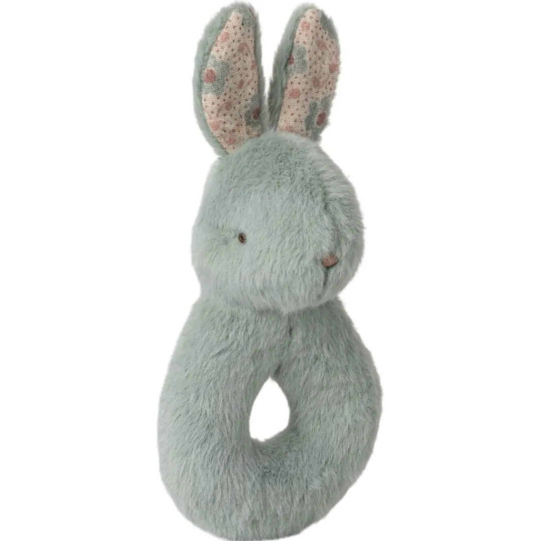 Maileg Maileg Collection|2 Years < Rabbit Rattle Baby Gift Set - Mint