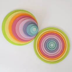 Grimm's Spiel u0026 Holz Marble & Ball Runs|Wooden Toys < Circles and Rings Set