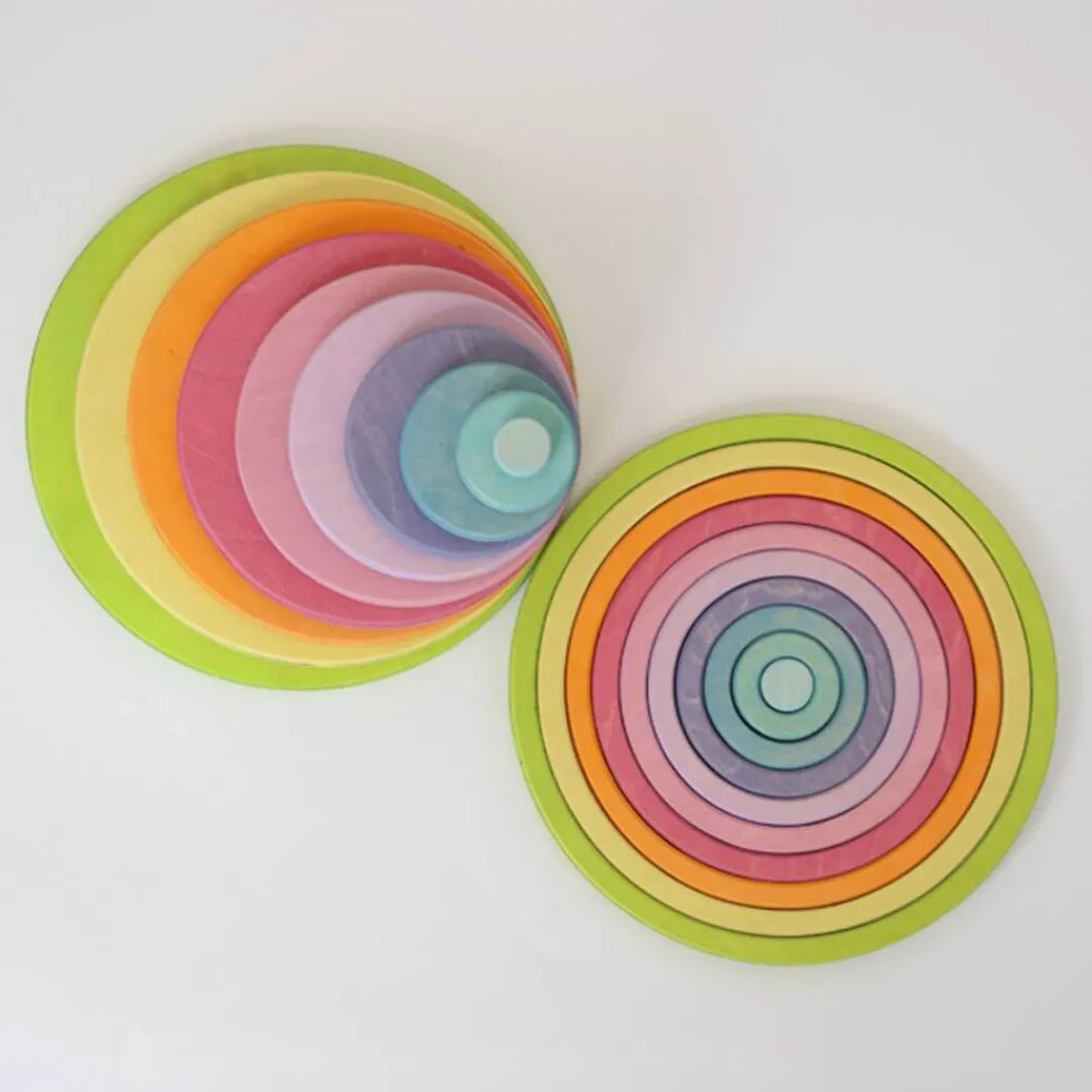 Grimm's Spiel u0026 Holz Marble & Ball Runs|Wooden Toys < Circles and Rings Set
