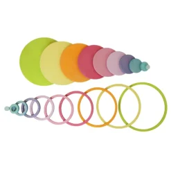Grimm's Spiel u0026 Holz Marble & Ball Runs|Wooden Toys < Circles and Rings Set