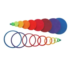 Grimm's Spiel u0026 Holz Marble & Ball Runs|Wooden Toys < Circles and Rings Set