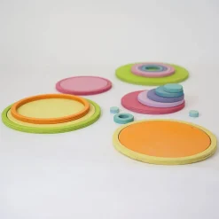 Grimm's Spiel u0026 Holz Marble & Ball Runs|Wooden Toys < Circles and Rings Set