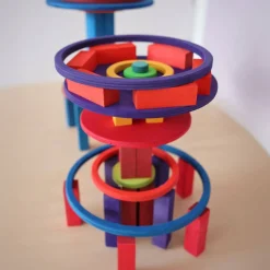 Grimm's Spiel u0026 Holz Marble & Ball Runs|Wooden Toys < Circles and Rings Set