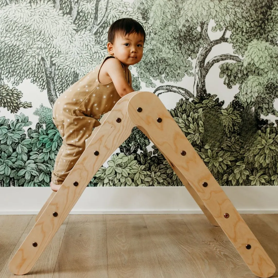 Bella Luna Toys 12-24 Months|Wooden Toys < Rainbow Climbing Triangle