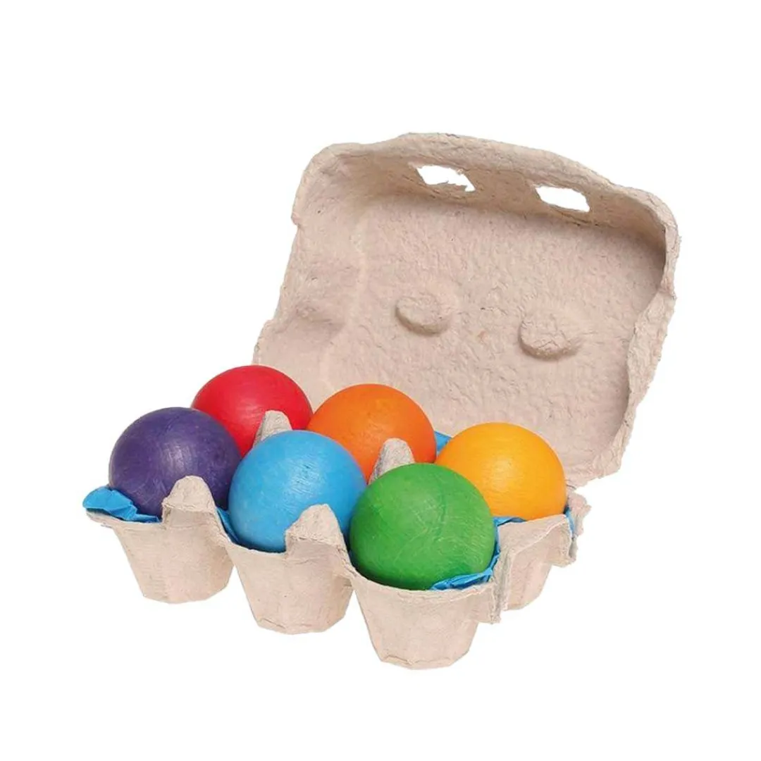 Grimm's Spiel u0026 Holz 12-24 Months|Marble & Ball Runs < Rainbow Colored Wooden Balls
