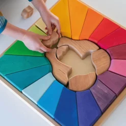 Grimm's Spiel u0026 Holz Wooden Toys|4 Years < Rainbow Lion Wooden Puzzle