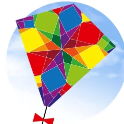 HQ Kites Outdoor Toys|6 Years < Rainbow Mosaic Kite