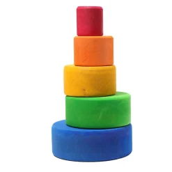 Grimm's Spiel u0026 Holz 12-24 Months|Early Learning < Rainbow Nesting Bowls