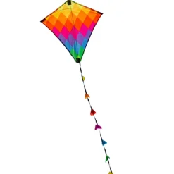 HQ Kites Outdoor Toys|6 Years < Rainbow Patchwork Kite