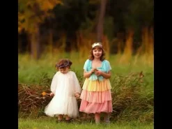 Meri Meri 4 Years|3 Years < Rainbow Ruffle Princess Costume Set