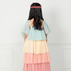 Meri Meri 4 Years|3 Years < Rainbow Ruffle Princess Costume Set