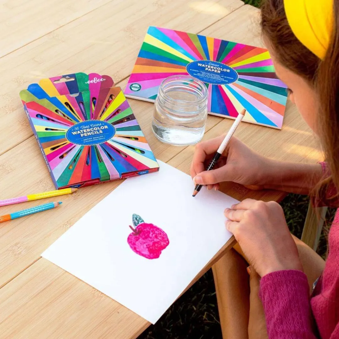 eeBoo 4 Years|3 Years < Rainbow Watercolor Pad