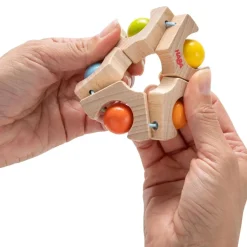 HABA 12-24 Months|Wooden Toys < Rainbow Wheel Grasping Toy