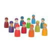 Grimm's Spiel u0026 Holz 12-24 Months|Dolls < 12 Rainbow Wooden Peg Dolls