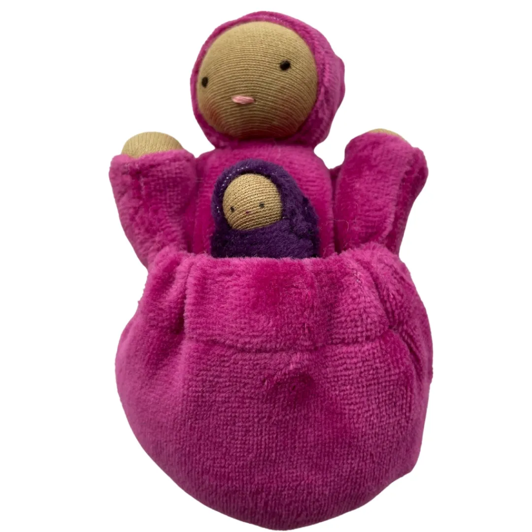 Fairyshadow Dolls|Waldorf Dolls < Raspberry Pink Pocket Mama Waldorf Doll