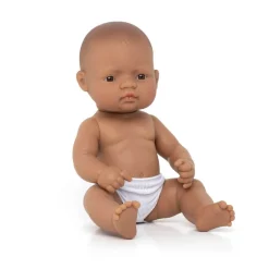 Miniland Dolls|2 Years < Realistic Montessori Baby Doll - Girl