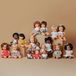 Miniland Dolls|2 Years < Realistic Montessori Baby Doll - Girl