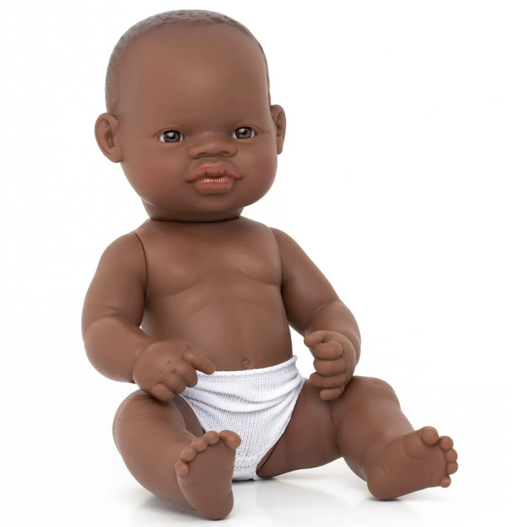 Miniland Dolls|2 Years < Realistic Montessori Baby Doll - Girl