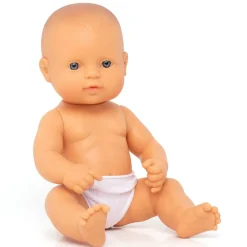 Miniland Dolls|2 Years < Realistic Montessori Baby Doll - Girl