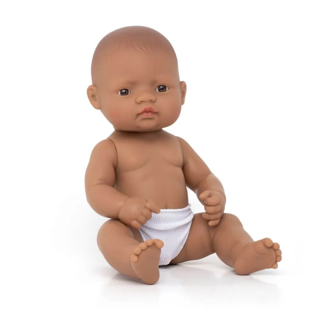 Miniland Dolls|2 Years < Realistic Montessori Baby Doll - Boy