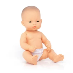 Miniland Dolls|2 Years < Realistic Montessori Baby Doll - Boy