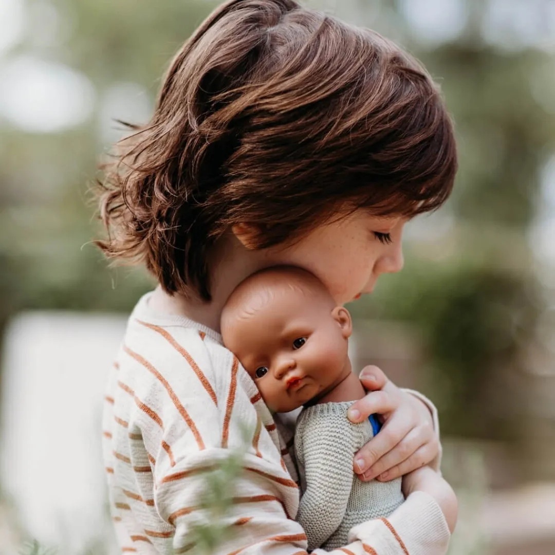 Miniland Dolls|2 Years < Realistic Montessori Baby Doll - Boy
