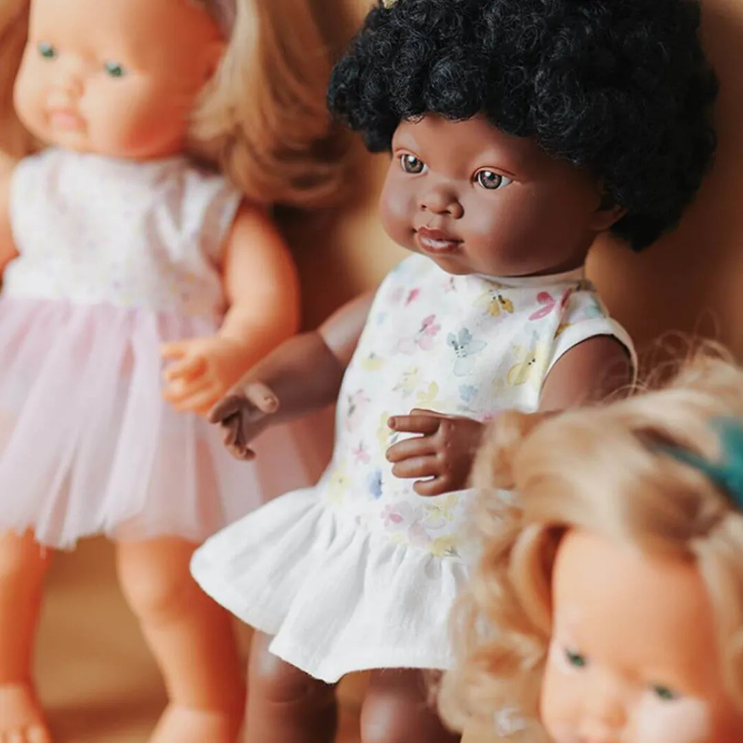 Miniland 12-24 Months|Dolls < Realistic Montessori Doll - Black Girl