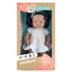 Miniland 12-24 Months|Dolls < Realistic Montessori Doll - Hispanic Girl