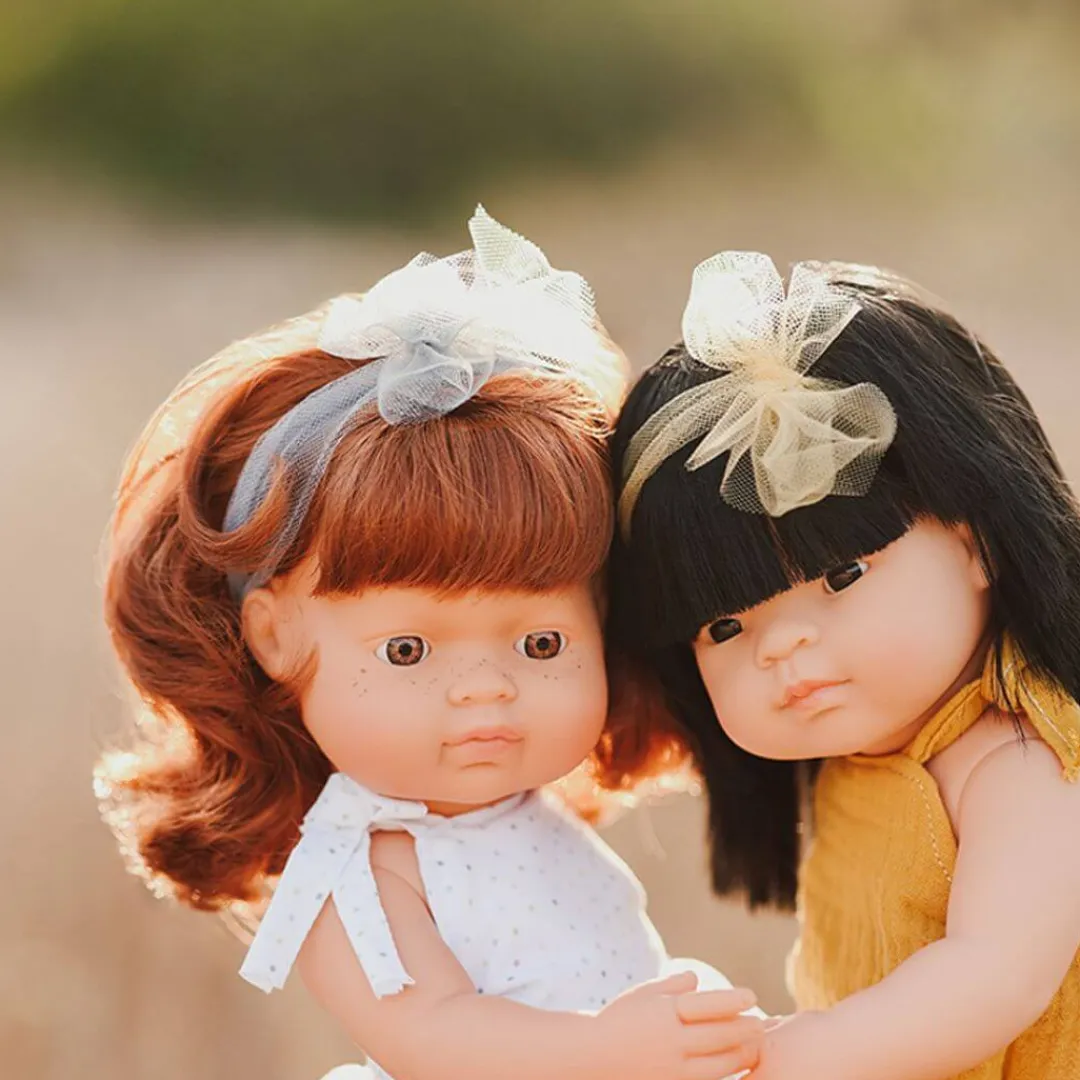 Miniland 12-24 Months|Dolls < Realistic Montessori Doll - White Girl with Red Hair