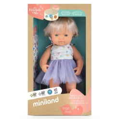 Miniland Dolls|4 Years < Realistic Montessori Doll with Cochlear Implant