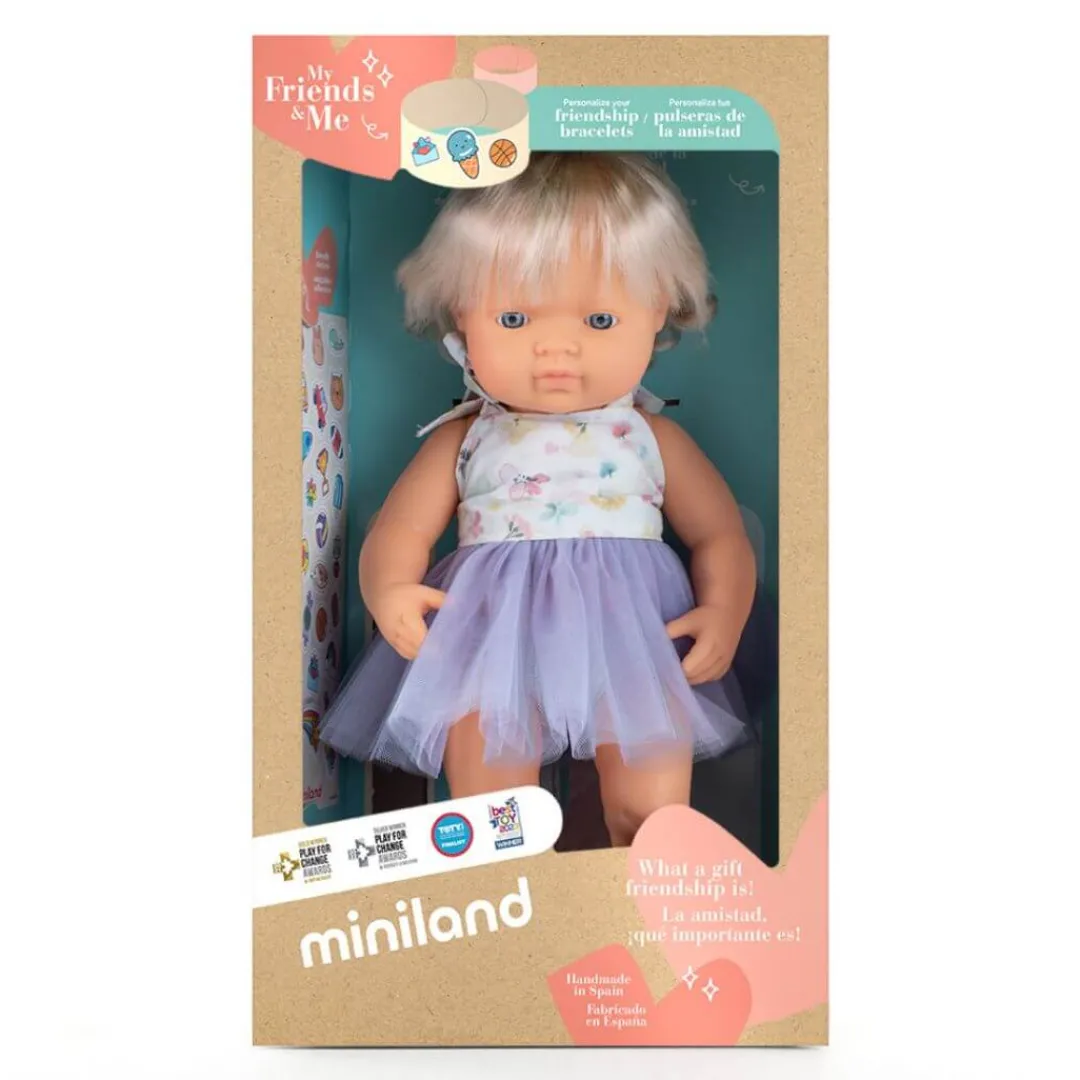Miniland Dolls|4 Years < Realistic Montessori Doll with Cochlear Implant