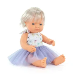 Miniland Dolls|4 Years < Realistic Montessori Doll with Cochlear Implant
